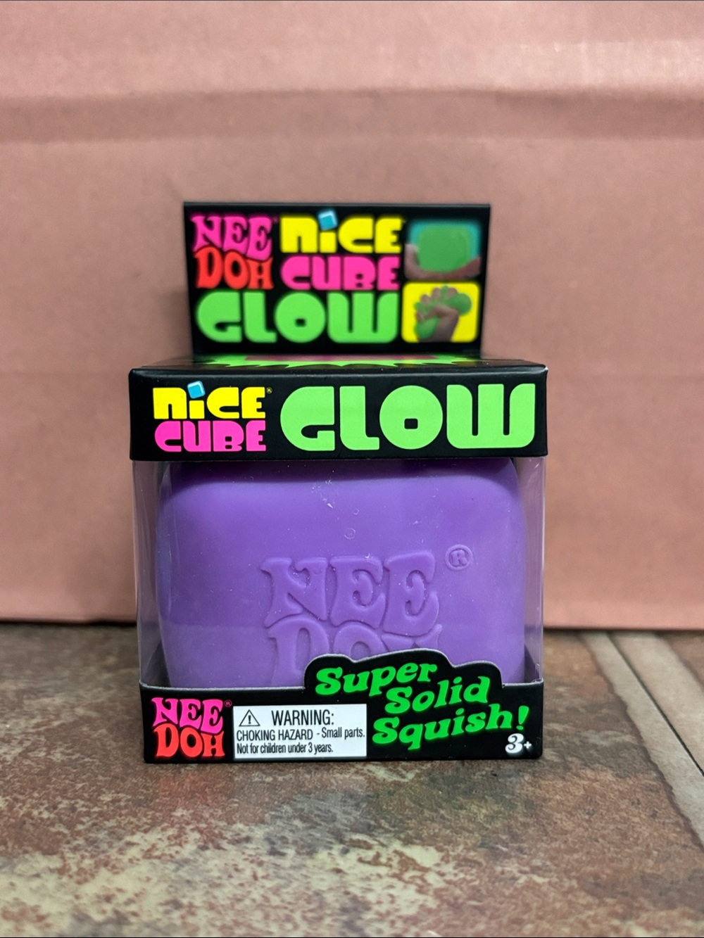 Needoh Nice Cube Glow - Purple / New